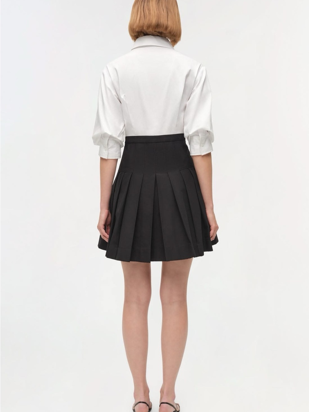 SIMKHAI Black and White Sinclair Cotton Mini Dress size XS - Picture 6 of 9